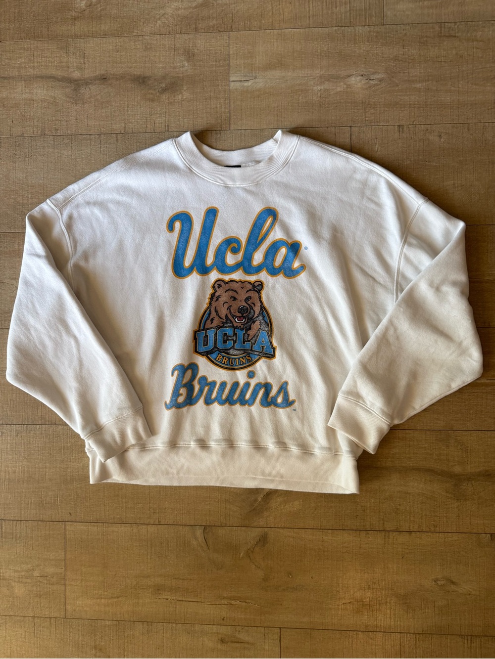 Hollister x Blue 84 UCLA Bruins Graphic Crewneck Sweatshirt Large Boxy Fit